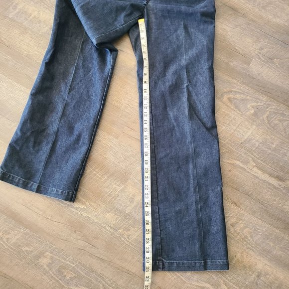 VTG Express Design Studio US Women's Sz 4 Y2K Correspondent Denim Trouser Jeans - Picture 11 of 11